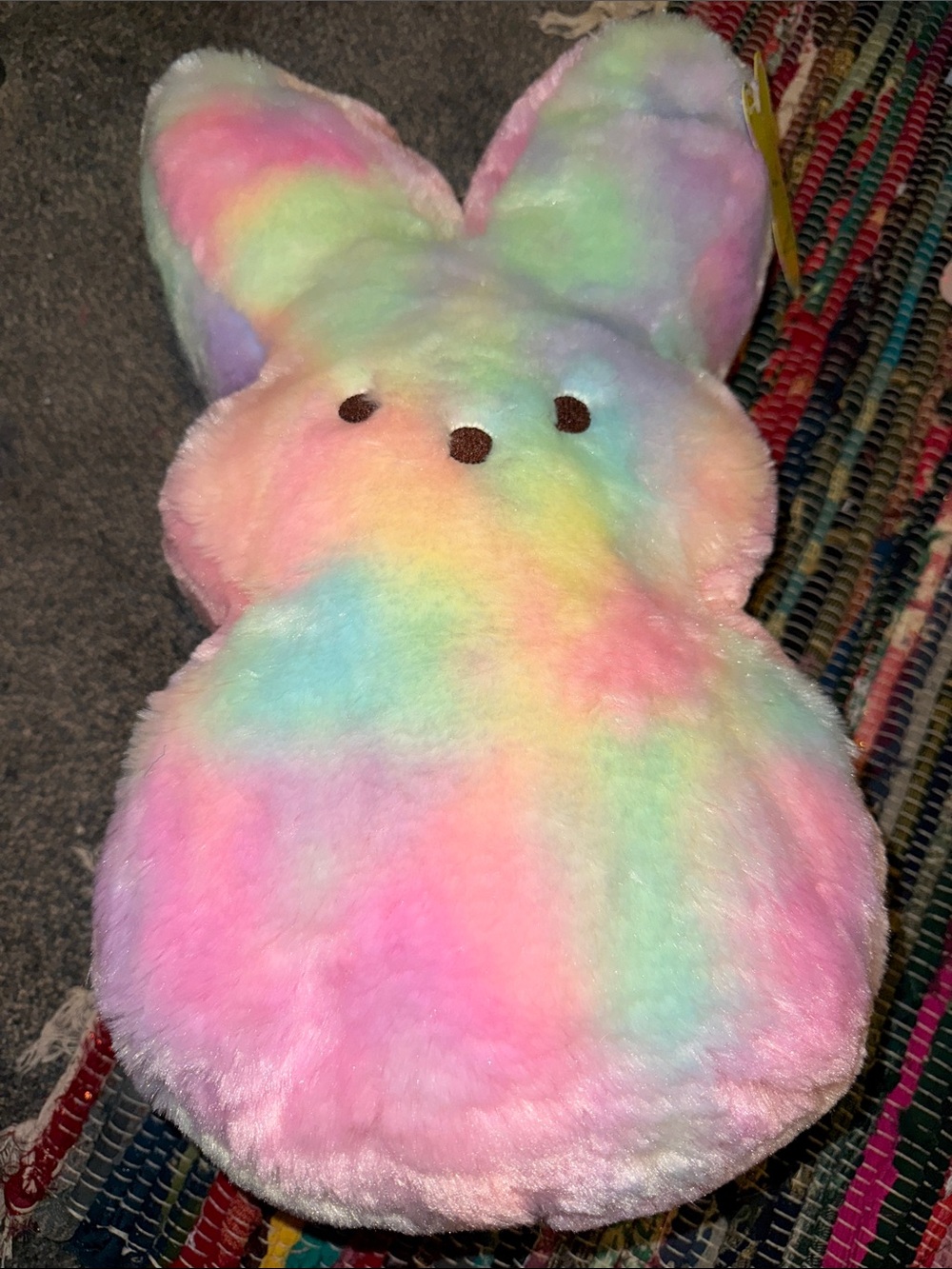 Peeps 17” Tie-Dye Plush Easter Rabbit